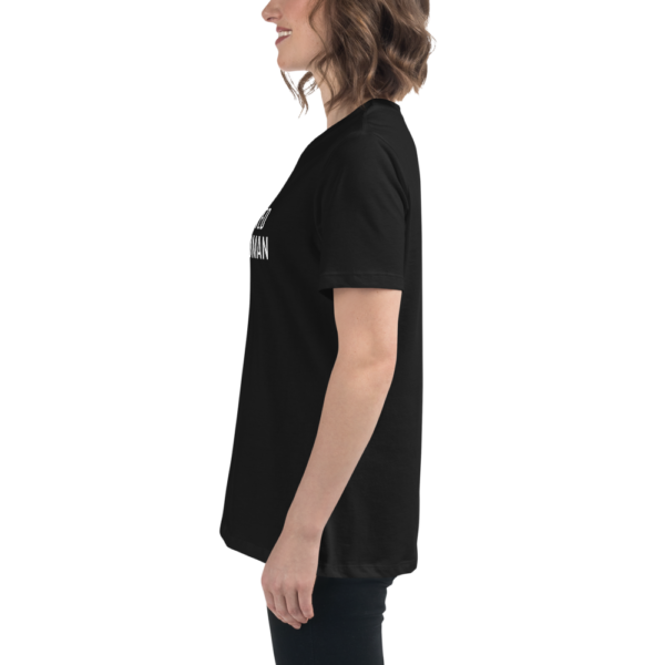 The "Uneducated White Woman" Relaxed T-Shirt - (in Black) - Image 8