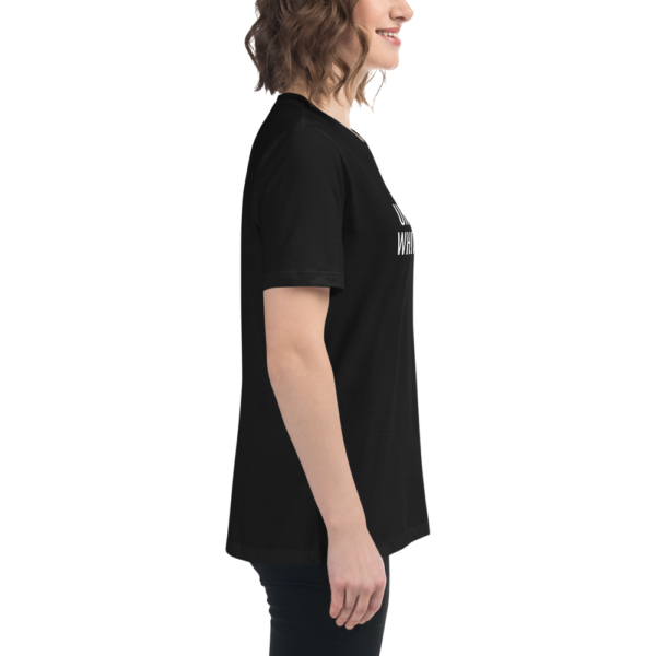 The "Uneducated White Woman" Relaxed T-Shirt - (in Black) - Image 10
