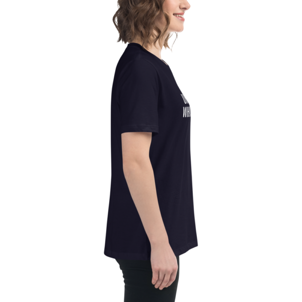 The "Uneducated White Woman" Relaxed T-Shirt - (in Black) - Image 4